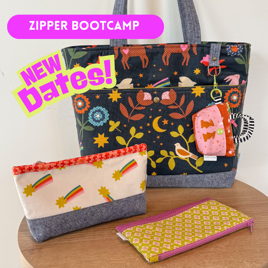 Zipper Bootcamp: Mastering Zippers for Bag Making