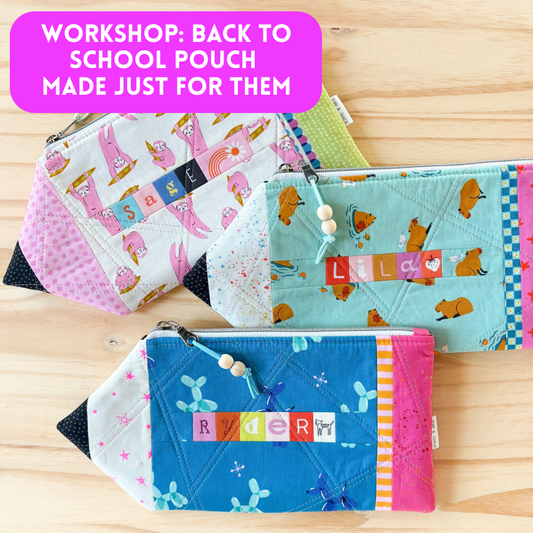 Back to School Pouch, Made Just for Them