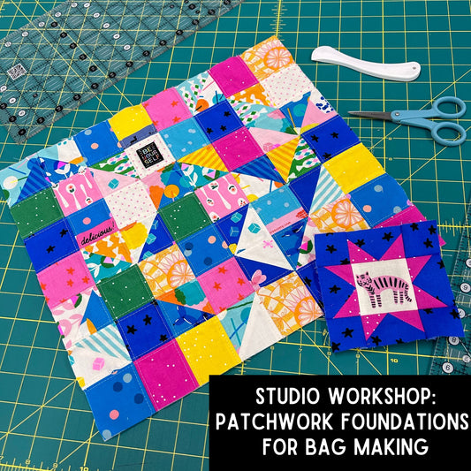 Studio Workshop: Patchwork Foundations for Bag Making