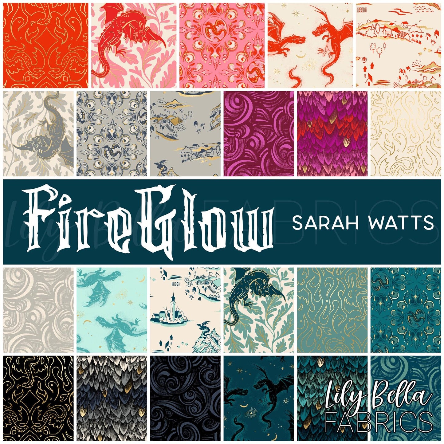 Fireglow Layer Cake by Ruby Star Society