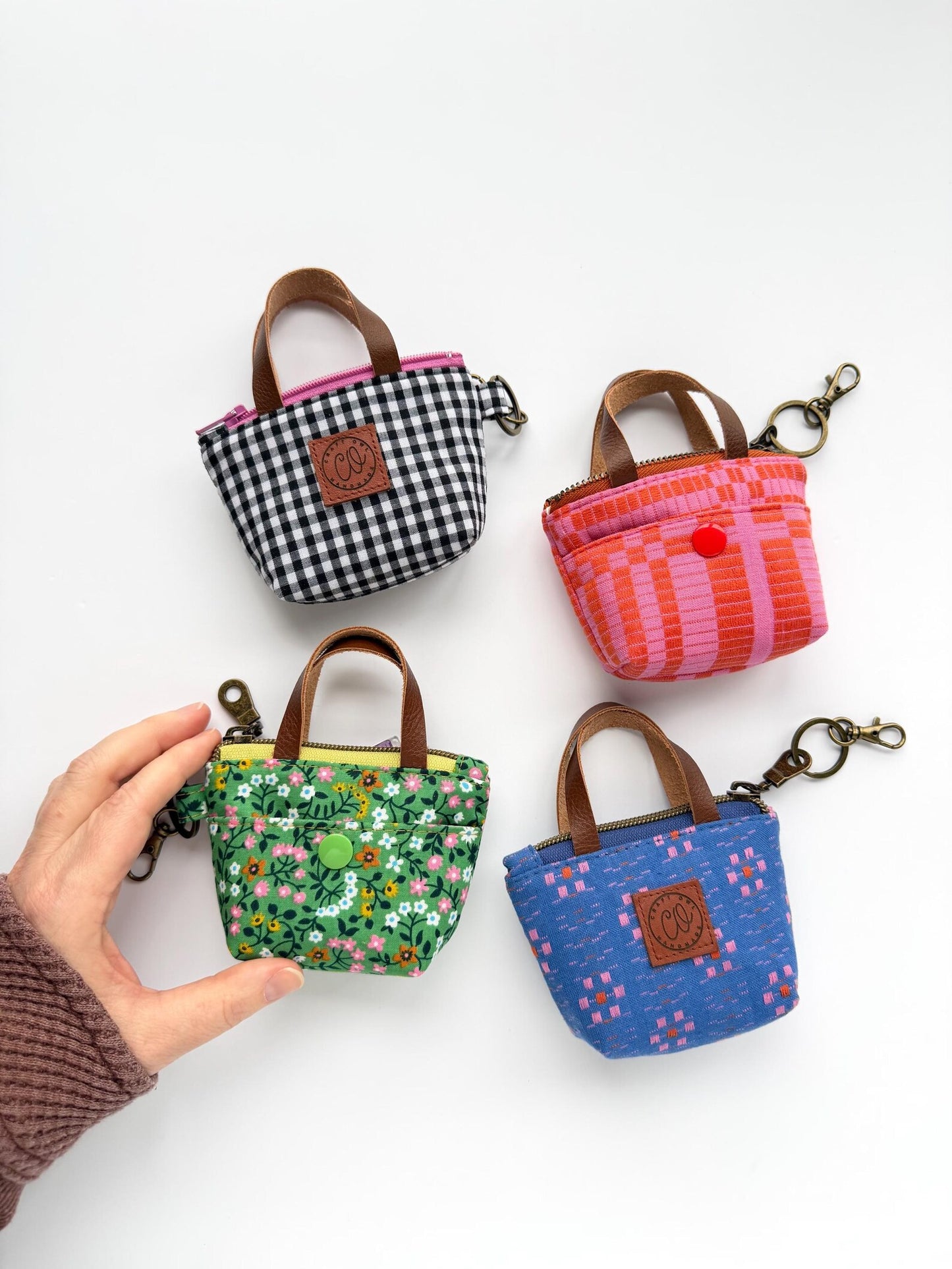 Tiny Tote Sewing Pattern - Printed Paper Pattern