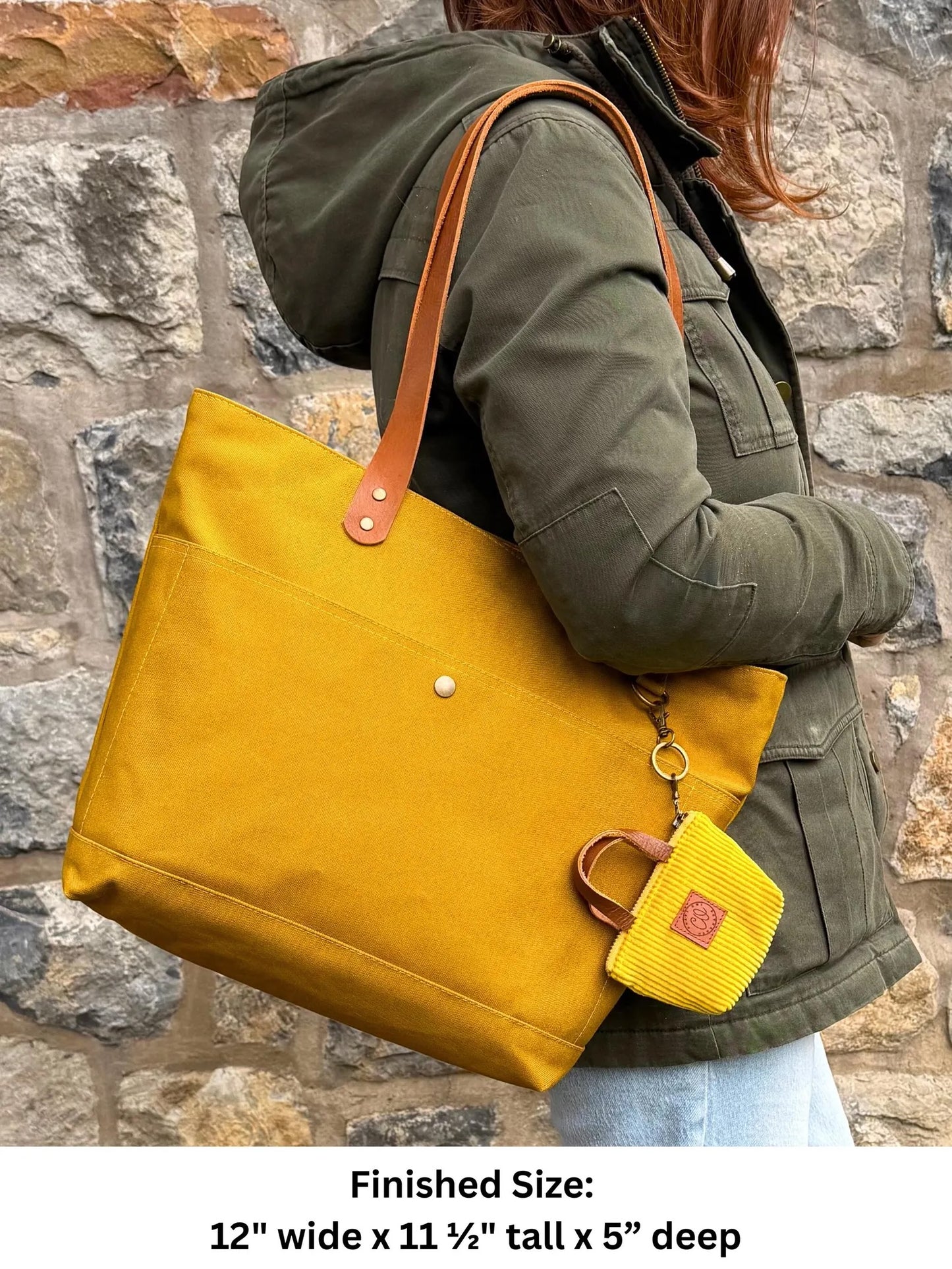 Lucky Charm Tote Sewing Pattern - Printed Paper Pattern